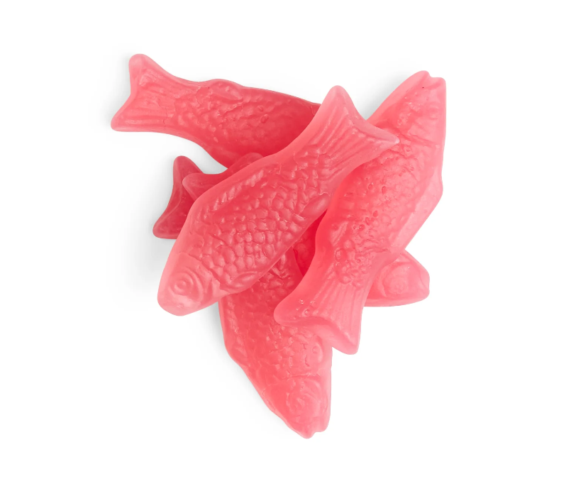 Sweet Raspberry Gummy Swedish Fish – Barnacle Foods