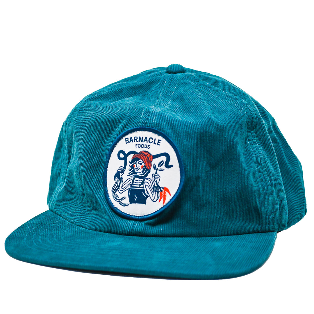 Patch Micro Corduroy Hat in Navy Natural | Online Rock Shop